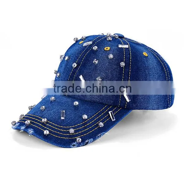 Fashion Design Cheap Denim Baseball Caps