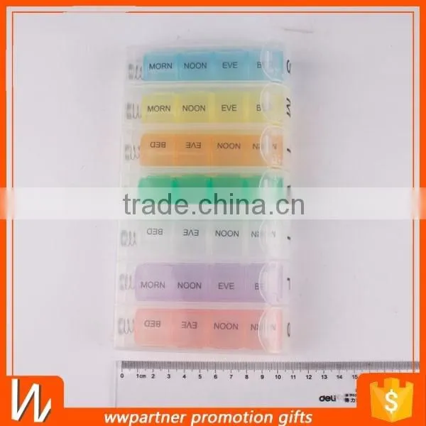 Plastic Religious Pill Box Weekly 7 days
