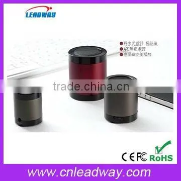 Stereo mini speaker for TF with LED and radio for Christmas Promotional Gift