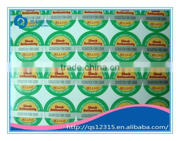 Round Glossy Art Paper Stickers