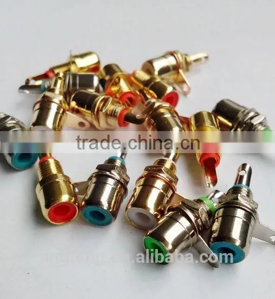 RCA Terminal Jack Female Chassis Connector