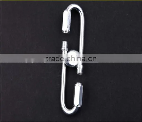 18KN Outdoor Safety Buckle Clasp O-Shape Stainless Steel Screw Gate Climbing Button Carabiner Camping Hiking Safety Hook Gear