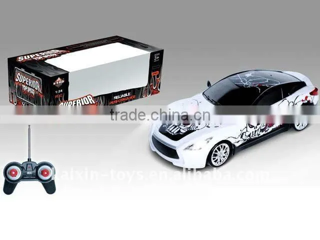 1078097 4 Function 1 24 Scale RC Car with light
