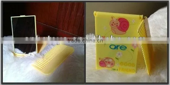 Very cheap and high quality hair comb mirror