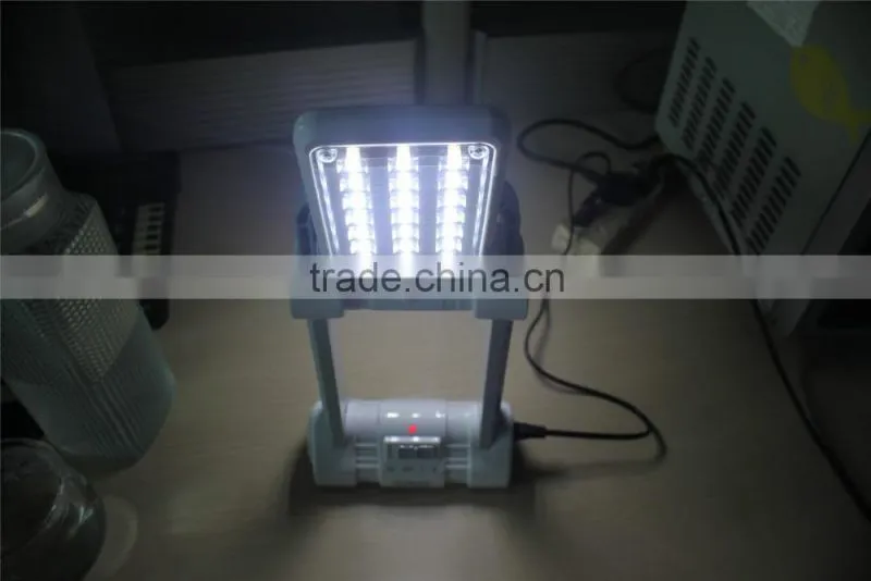 agriculture solar powered LED marine led emergency light with portable electric torch unit