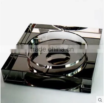 Large Laser Engraved Crystal Ashtray Wholesale