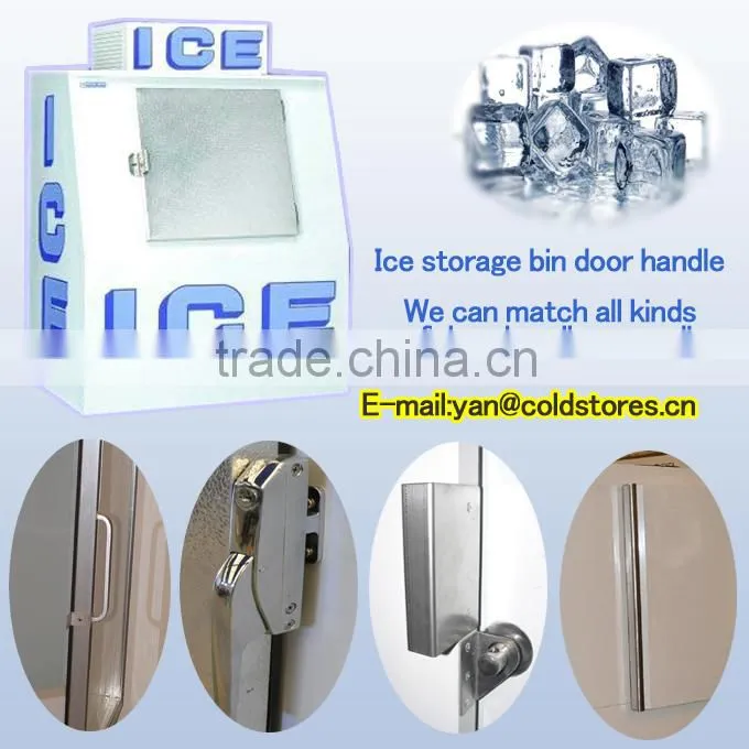 DC-380 inclined plane outdoor bagged ice merchandise/ice storage