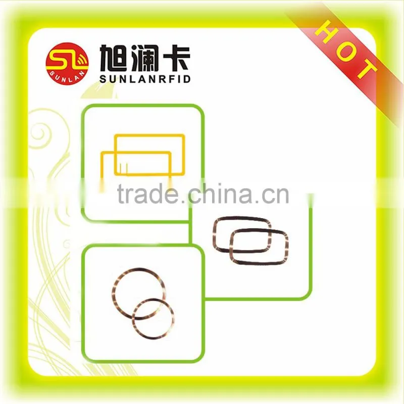 HF13.56MHZ RFID Inlay Dry Stickers Label Inlay Antenna Material Etching Aluminium Foil