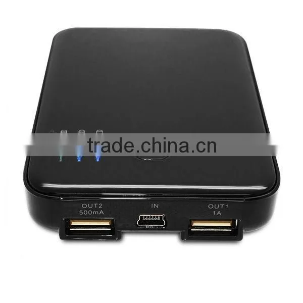 Emergency 5000mAH Mobile Power Bank with flashlight