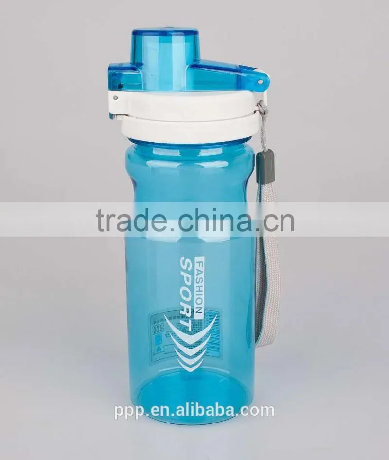 500ml with 700ml FDA eco-friendly material plastic drinking bottle,