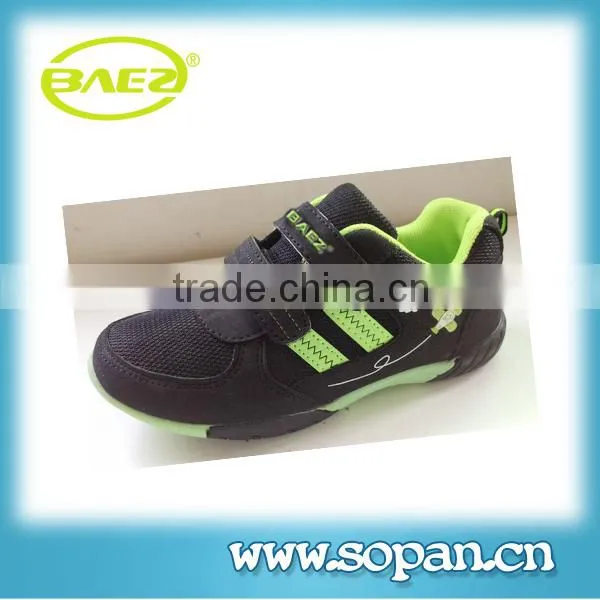 best boy and girl gender pu mesh running sport shoes