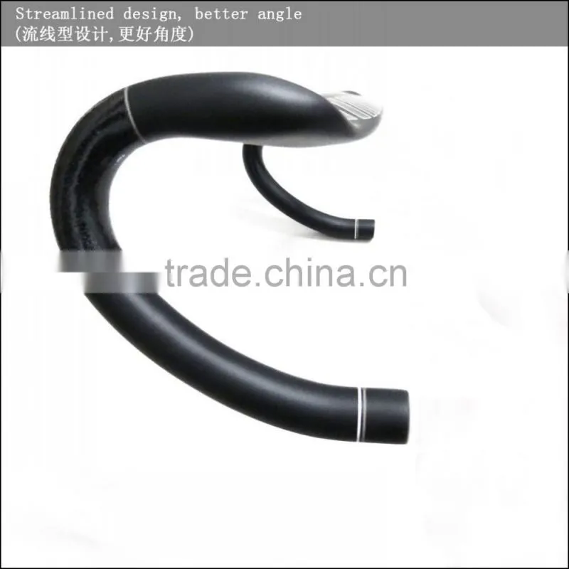 Racing breaking wind XINSHUN full carbon fiber road bike bicycle handlebar bend the car to bicycle accessories HT-12