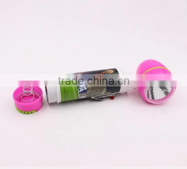 High power portable 1+2 Led plastic chinese led flashlight