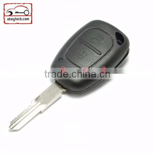 Okeytech Renault Car Key for romote key 2 button key shell no logo with 206 blank Renault remote key cover