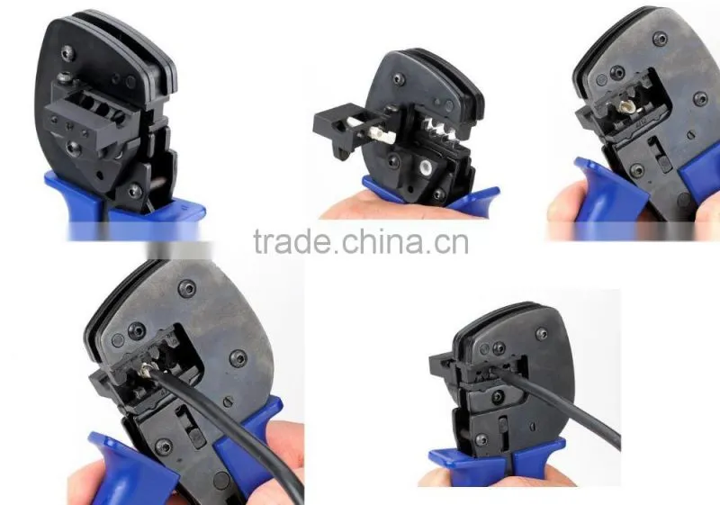 A-2546-4 mc3/MC4 connectors crimping pliers factory supply solar pv cable crimper 2.5-6mm2 crimping tool
