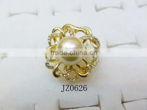 latest 22k gold jewelry pearl ring designs