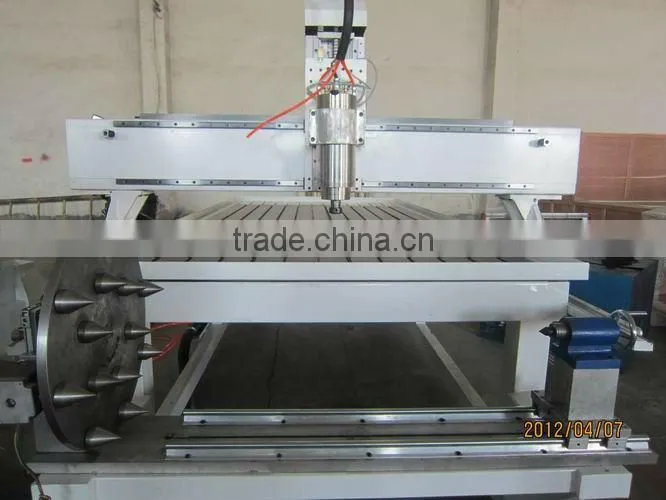 Wood Working Machine with Rotary Axis