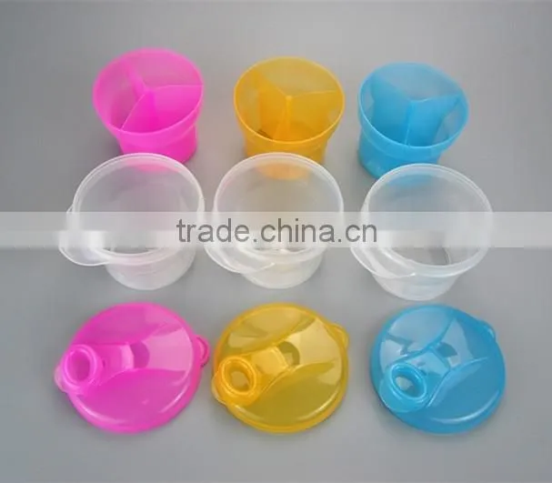 Three Compartment Baby Formula Container,Portable Milk Formula Dispenser