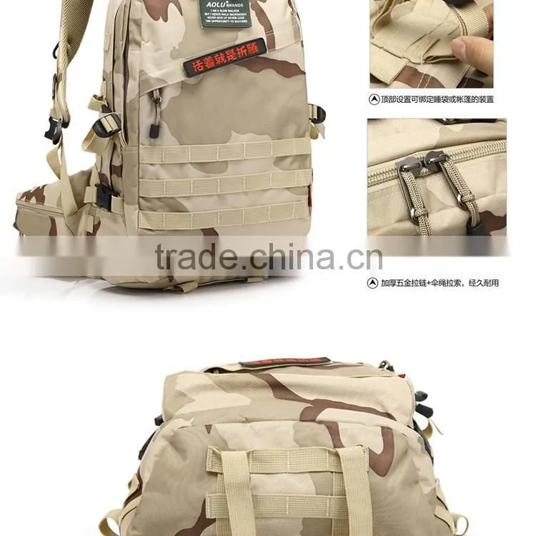 High Quality Snow Camo Outdoor Backpack Tactical Military Backpack