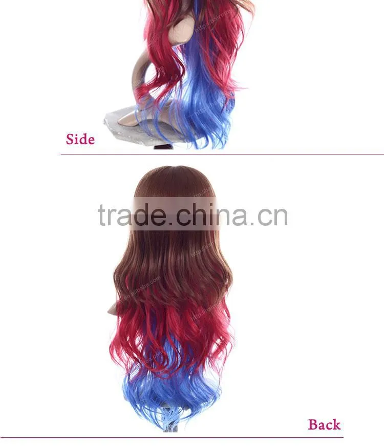 New style wholesale ombre synthetic hair