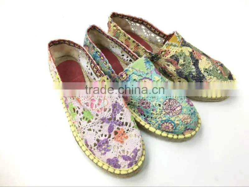 beautiful lace design women casual shoes, women lace casual shoes