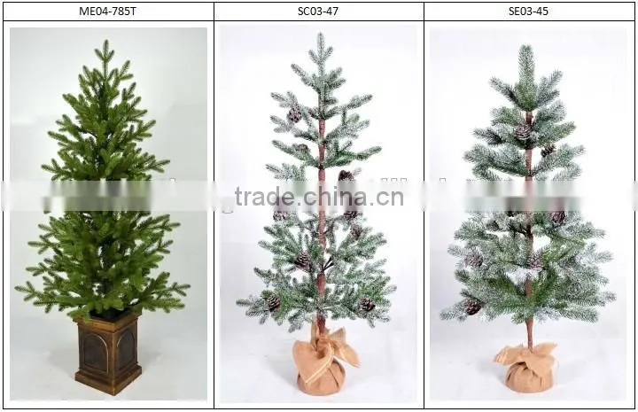 Christmas decoration fake tree single PE christmas tree