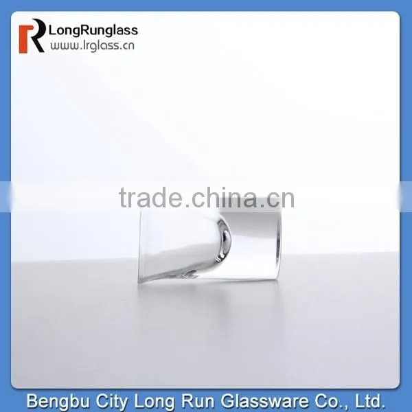 LongRun 0.4oz high quality heavy base crystal shot glass,wholesale