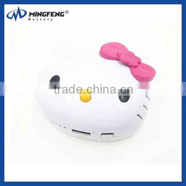 Hello kitty shape 8000mah power bank