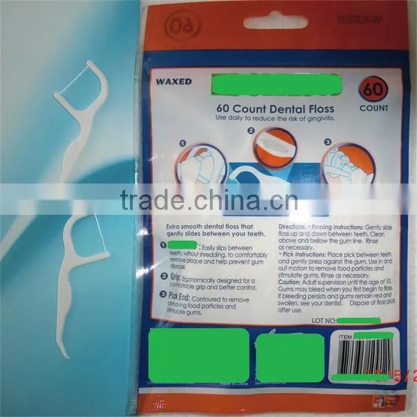 UHMWPE floss thread Dental Floss pick