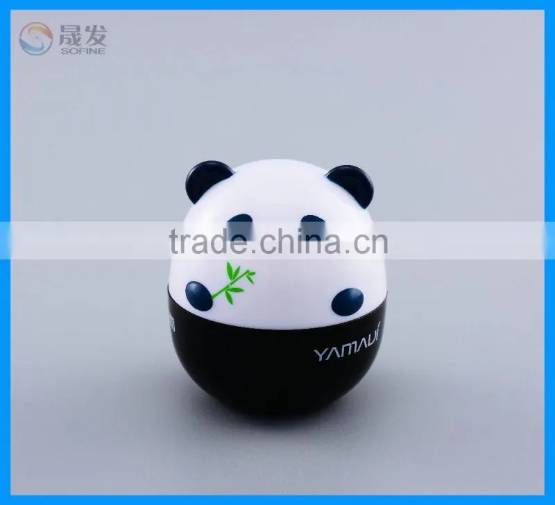 Panda shapes hand cream container