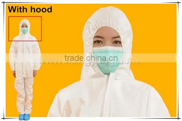 Cheap Safety Disposable Coverall with Hood