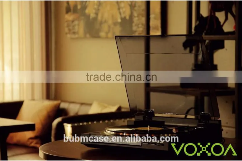 VOXOA T30 Full-Auto belt-drive turntable player, modern phonograph, USB record player