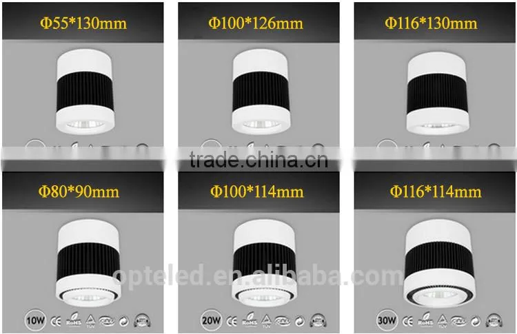 10W 20W 30W Led Surface Mounted Downlight