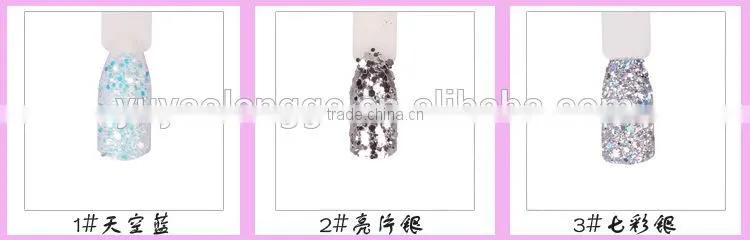 12 color set for Manicure plum sequins beauty TIPS desgin sticker