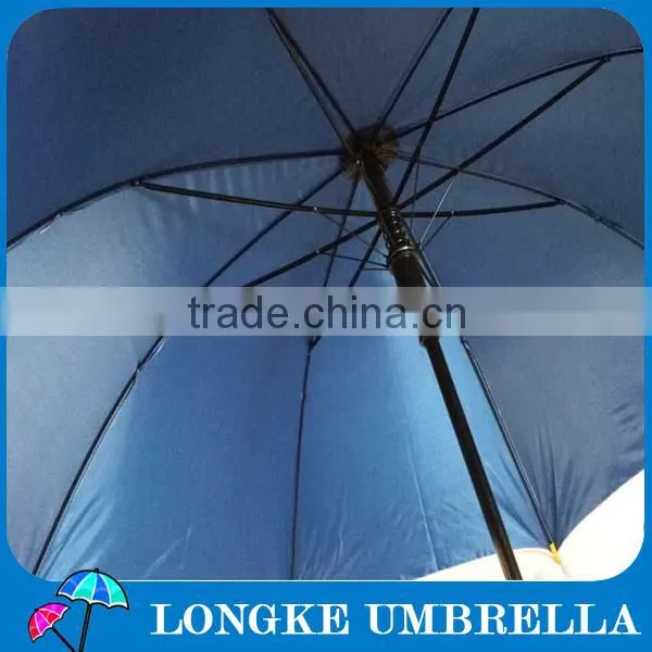 8 panels two colors auto open golf umbrella