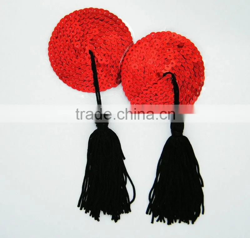 Hot sale wholesale sexy red nipple cover can OEM