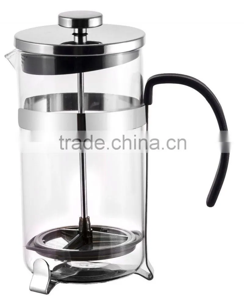 350ml / 3-cup Stainless Steel Glass french press