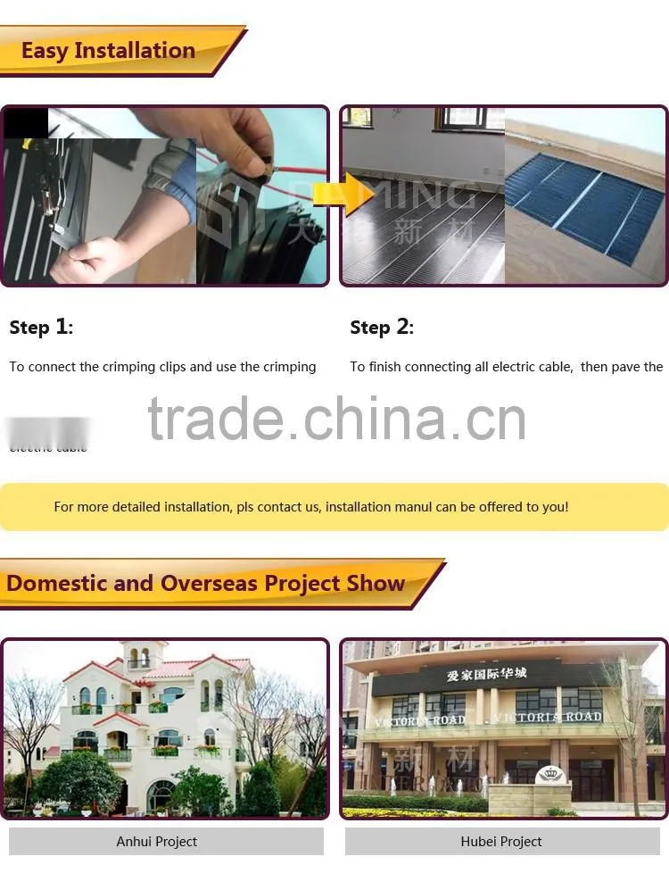 innovative environmental infrared warm floor film