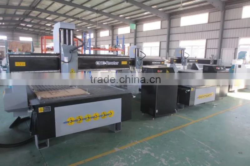 DL1325 3d cnc router wood machine with thicken frame and vacuum adsorb table China shandong jinan manufactory