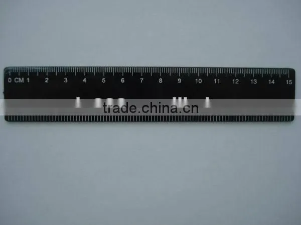 office supply logo printed 15cm plastic ruler