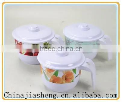 wholesale cheap pp plastic bowl with lid and hand for kids