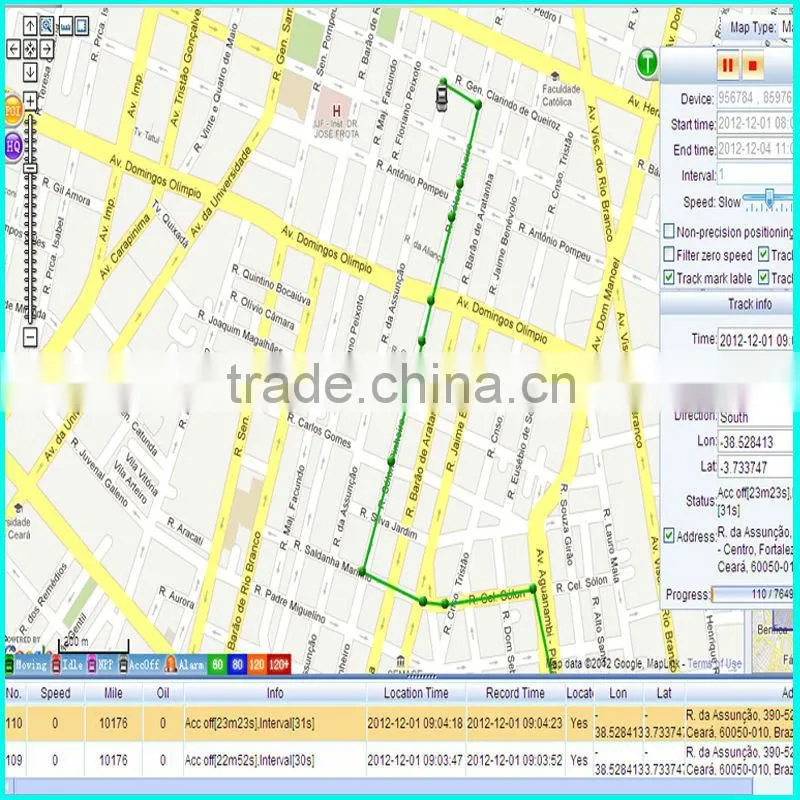 Car GPS Tracking System with Free Tracking System Software