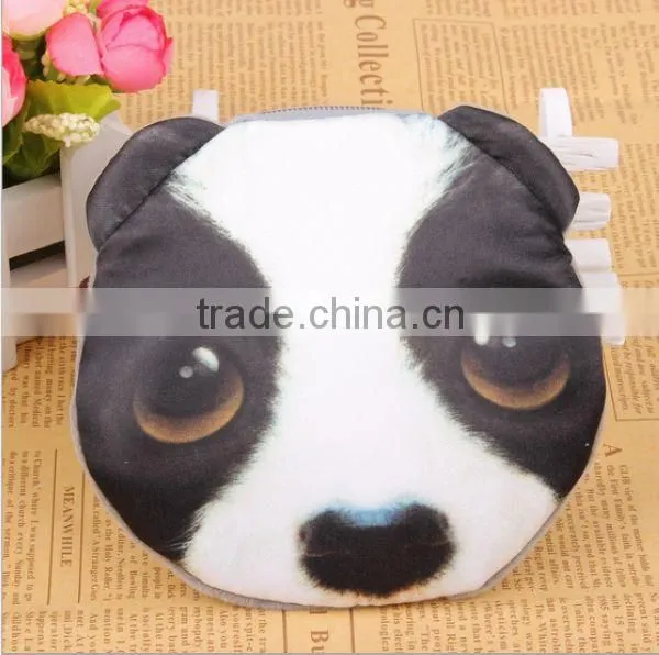 2015 Cute Dog pattern Black And White Wallet