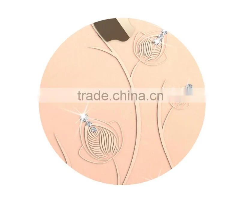 Crystal pc Cover-Aurora Fashion Transparent Hard PC Graden Flower Case for the girls for iPhone 6/6s