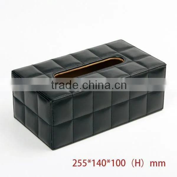 Classical color Black plastic tissue boxes
