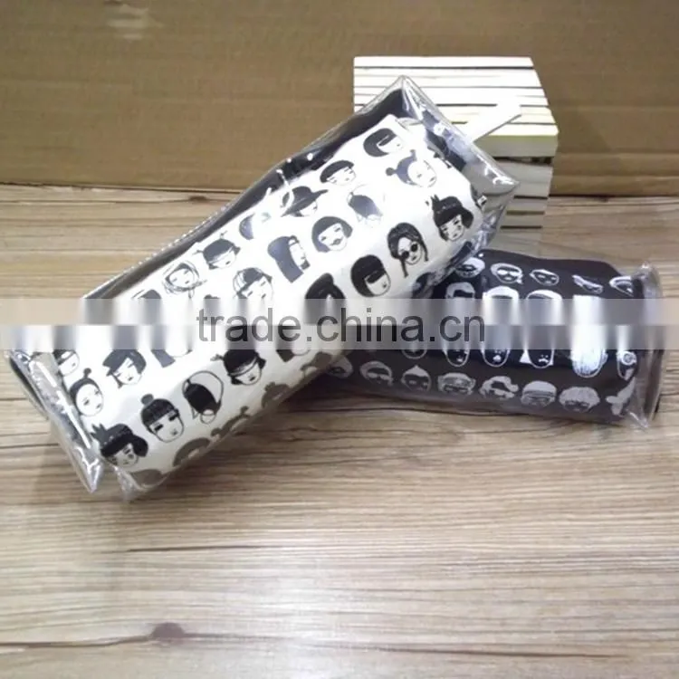 cheap custom printed school pencil case with zipper for teenagers
