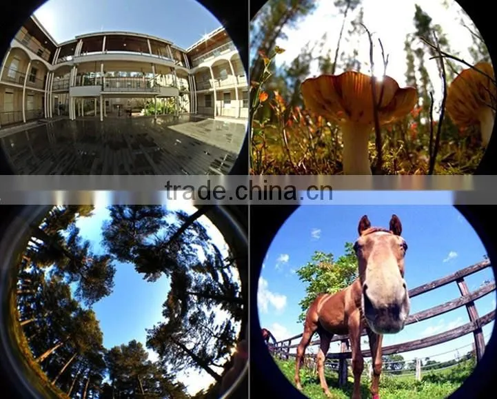 Popular phone lens fisheye lens 0.67x wide-angle photographic lens 3 in 1 lens kit