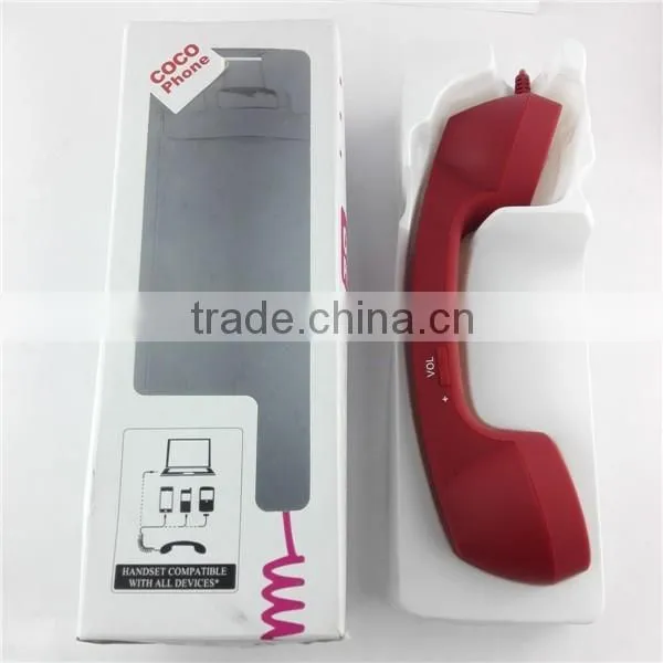 2016 High Quality Anti Radiation Retro Handset for Iphone