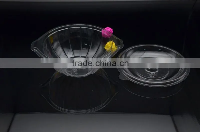 plastic 24oz food takeaway box , wholesale food packaging containers , disposable plastic food packaging box