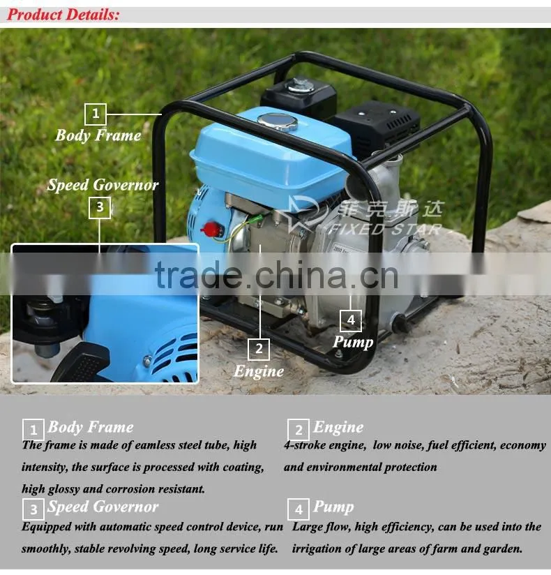 Gasoline Engine/ Motor with Pump for Agriculture Irrigation
